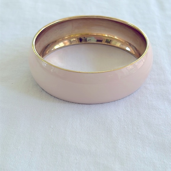 J. Crew Cream Enamel Bangle Bracelet - Picture 1 of 7